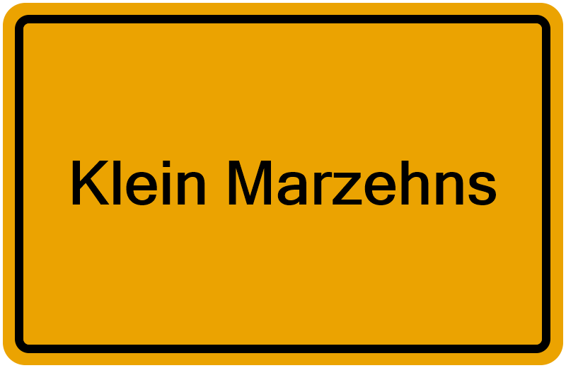 Handelsregisterauszug Klein Marzehns